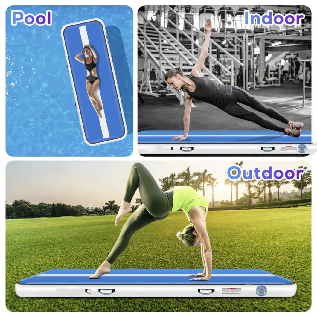 Custom Size Airtrack Gym Mat Tumbling Gymnastics Inflatable Air Track