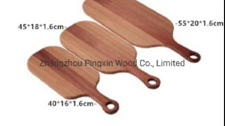 Planche à découper en bois de bambou en forme de palette de cuisine personnalisée, planche à fromage